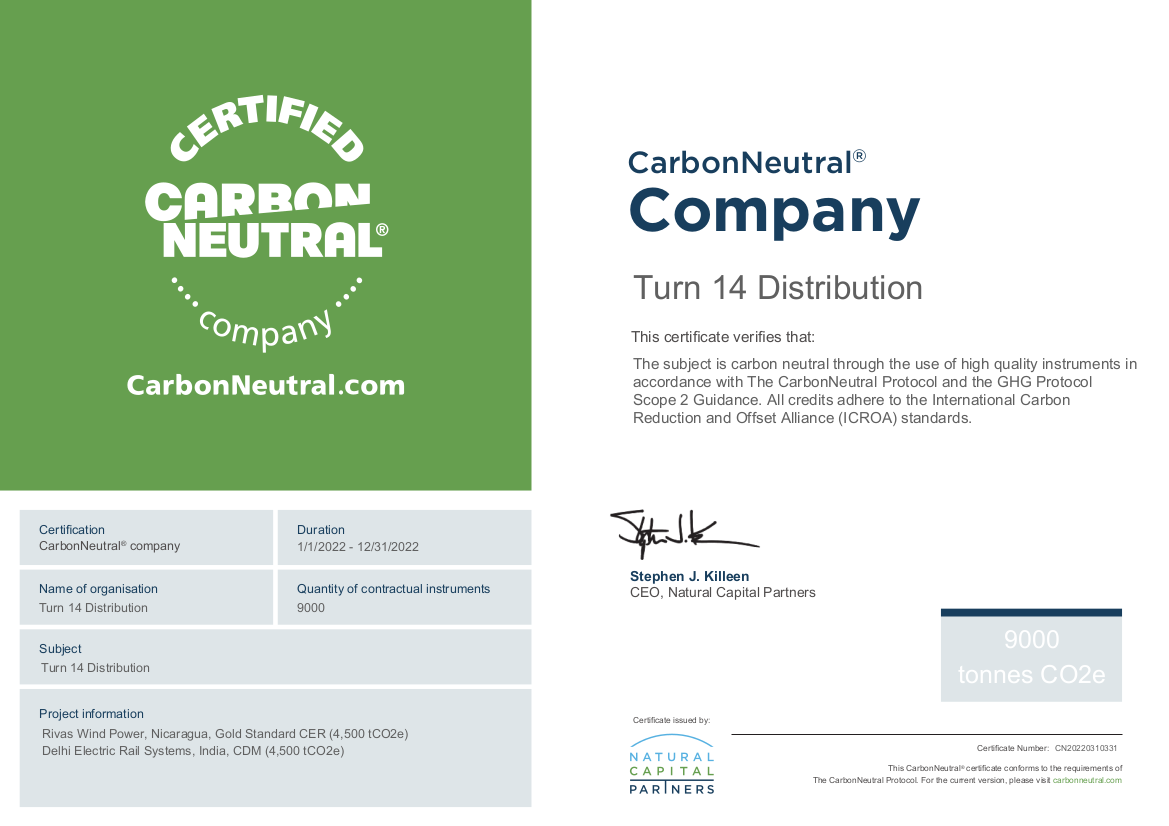 Carbon Neutral Certification